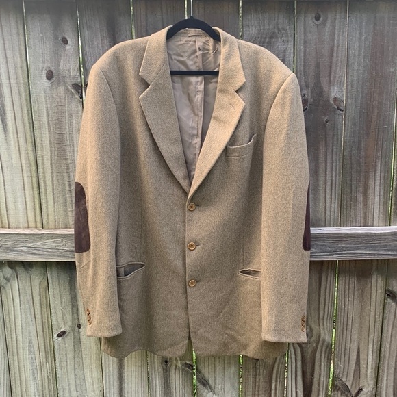 Giorgio Armani wool jacket, elbow patches, size 46IT - Picture 1 of 12